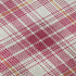 8' X 10' Blush Ivory And Orange Plaid Washable Area Rug With UV Protection