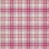 8' X 10' Blush Ivory And Orange Plaid Washable Area Rug With UV Protection