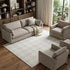 9' X 12' Ivory Brown And Beige Plaid Washable Area Rug With UV Protection