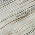8' X 10' Ivory Gray And Brown Striped Washable Area Rug With UV Protection