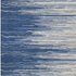 5' X 8' Navy Blue Ivory And Gray Striped Washable Area Rug With UV Protection