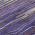 5' X 8' Purple Orange And Ivory Striped Washable Area Rug With UV Protection
