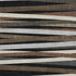 5' X 8' Black Brown And Ivory Striped Washable Area Rug With UV Protection