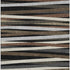 5' X 8' Black Brown And Ivory Striped Washable Area Rug With UV Protection