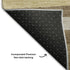 5' X 8' Brown Taupe And Beige Striped Washable Area Rug With UV Protection