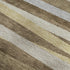 5' X 8' Brown Taupe And Beige Striped Washable Area Rug With UV Protection