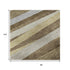 8' X 10' Brown Taupe And Beige Striped Washable Area Rug With UV Protection