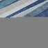 9' X 12' Navy Blue Ivory And Gray Striped Washable Area Rug With UV Protection