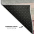 5' X 8' Pink Ivory And Blush Striped Washable Area Rug With UV Protection