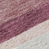 5' X 8' Pink Ivory And Blush Striped Washable Area Rug With UV Protection