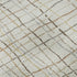 5' X 8' Ivory Gold And Gray Striped Washable Area Rug With UV Protection