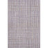 5' X 8' Lavender Ivory And Gray Striped Washable Area Rug With UV Protection