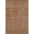 8' X 10' Rust Ivory And Gray Striped Washable Area Rug With UV Protection