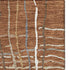 8' X 10' Rust Ivory And Gray Striped Washable Area Rug With UV Protection