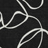 5' X 8' Black And Ivory Abstract Washable Area Rug With UV Protection