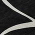 5' X 8' Black And Ivory Abstract Washable Area Rug With UV Protection
