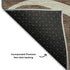 5' X 8' Brown And Beige Abstract Washable Area Rug With UV Protection