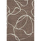 8' X 10' Brown And Beige Abstract Washable Area Rug With UV Protection
