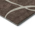 8' X 10' Brown And Beige Abstract Washable Area Rug With UV Protection