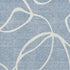 5' X 8' Denim Blue And Ivory Abstract Washable Area Rug With UV Protection