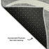 8' X 10' Gray And Ivory Abstract Washable Area Rug With UV Protection