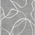 8' X 10' Gray And Ivory Abstract Washable Area Rug With UV Protection