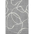 8' X 10' Gray And Ivory Abstract Washable Area Rug With UV Protection