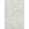 5' X 8' Ivory And Beige Abstract Washable Area Rug With UV Protection