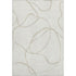 8' X 10' Ivory And Beige Abstract Washable Area Rug With UV Protection