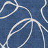 5' X 8' Navy Blue And Ivory Abstract Washable Area Rug With UV Protection