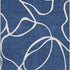 5' X 8' Navy Blue And Ivory Abstract Washable Area Rug With UV Protection