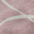 5' X 8' Pink And Ivory Abstract Washable Area Rug With UV Protection