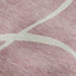 8' X 10' Pink And Ivory Abstract Washable Area Rug With UV Protection