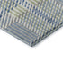 5' X 8' Denim Blue Ivory And Gray Plaid Washable Area Rug With UV Protection