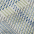 5' X 8' Denim Blue Ivory And Gray Plaid Washable Area Rug With UV Protection