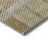 5' X 8' Gold Beige And Brown Plaid Washable Area Rug With UV Protection