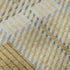5' X 8' Gold Beige And Brown Plaid Washable Area Rug With UV Protection