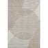 5' X 8' Beige And Taupe Geometric Washable Area Rug With UV Protection