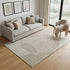 5' X 8' Beige And Taupe Geometric Washable Area Rug With UV Protection