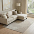 8' X 10' Beige And Taupe Geometric Washable Area Rug With UV Protection