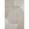 8' X 10' Beige And Taupe Geometric Washable Area Rug With UV Protection