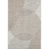 8' X 10' Beige And Taupe Geometric Washable Area Rug With UV Protection