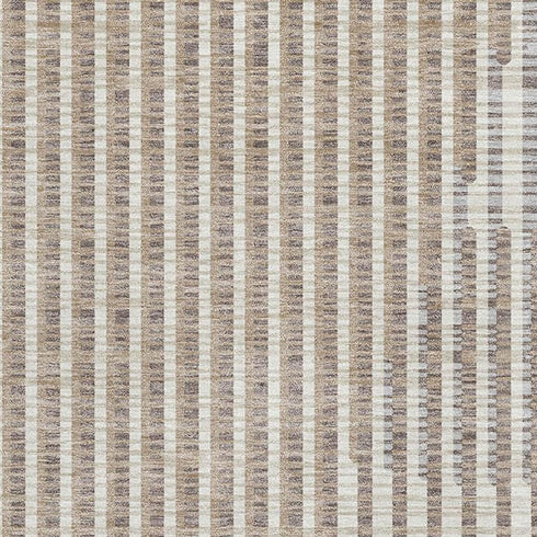 8' X 10' Beige And Taupe Geometric Washable Area Rug With UV Protection