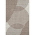 5' X 8' Brown And Ivory Geometric Washable Area Rug With UV Protection