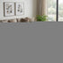 8' Brown And Ivory Geometric Washable Round Rug With UV Protection