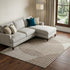 8' X 10' Brown And Ivory Geometric Washable Area Rug With UV Protection