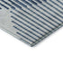 5' X 8' Blue And Ivory Geometric Washable Area Rug With UV Protection