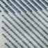 5' X 8' Blue And Ivory Geometric Washable Area Rug With UV Protection
