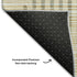 5' X 8' Gold Ivory And Gray Geometric Washable Area Rug With UV Protection