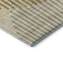 5' X 8' Gold Ivory And Gray Geometric Washable Area Rug With UV Protection